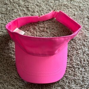 Lilly Pulitzer Pink Visor Hat Adjustable Athletic Style